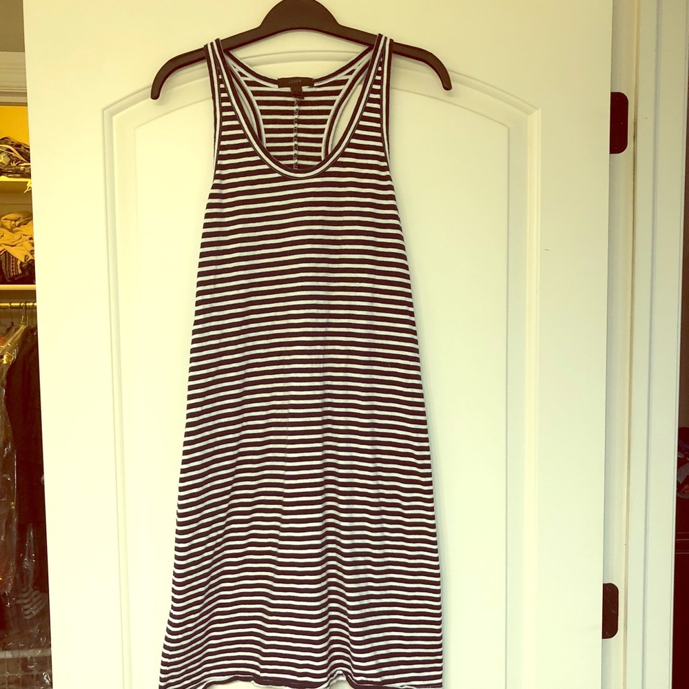 Jcrew racerback tank knit dress